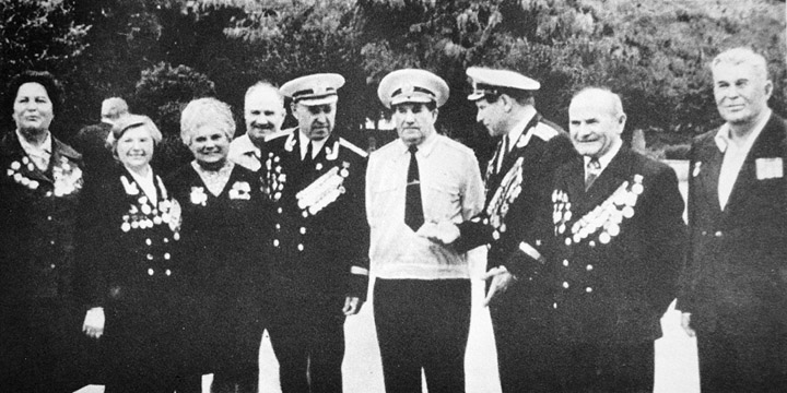 Участники боев за освобождение Керчи и Крыма. 1984 г. Участники боев за освобождение Керчи и Крыма. 1984 г.