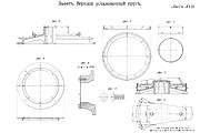 Лист XVII — Лафет. Верхний установочный круг